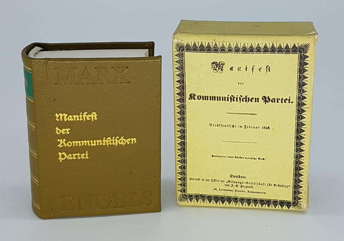 Marx Engels Institut f Marxismus Leninismus ZK SED 1973 Minibuch DDR Manifest