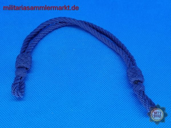 Schirmmützenkordel der TraPo, TransportPolizei, blau, DDR, Mützenkordel