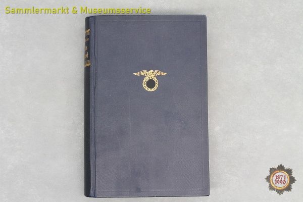 Mein Kampf, Adolf Hitler, 1940, Volksausgabe, Kriegsausgabe, Buch, Frakturschrift