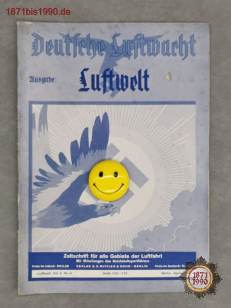Deutsche Luftwacht, Ausgabe Luftwelt, 04/1936, Verlag E.S. Mittler & Sohn Berlin, ab 1937 NSFK