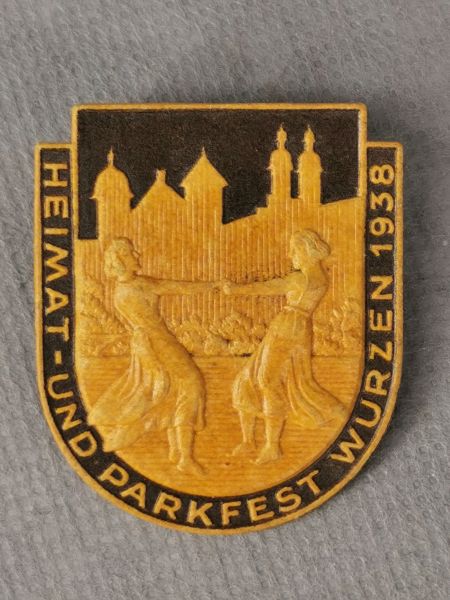 Heimat- und Parkfest Wurzen 1938, Lederabzeichen, E.O. Leipzig