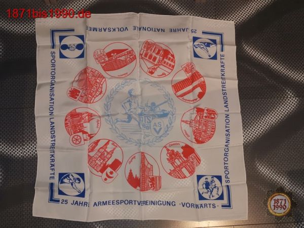 NVA Tuch, 25 Jahre Armeesportvereinigung -Vorwärts-, Sportorganisation Landstreitkräfte