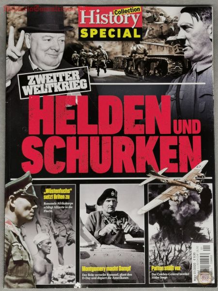 History Spezial Collection, Zweiter Weltkrieg, Helden und Schurken, März 01/2020, Zeitschrift