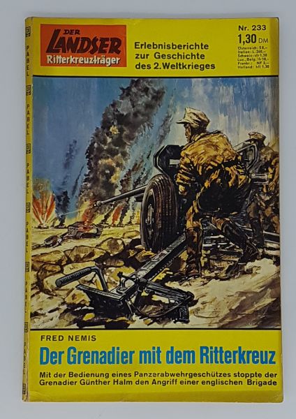 GÜNTHER HALM, Der Landser, Ritterkreuzträger, 233, Der Grenadier mit dem Ritterkreuz, Fred Nemis