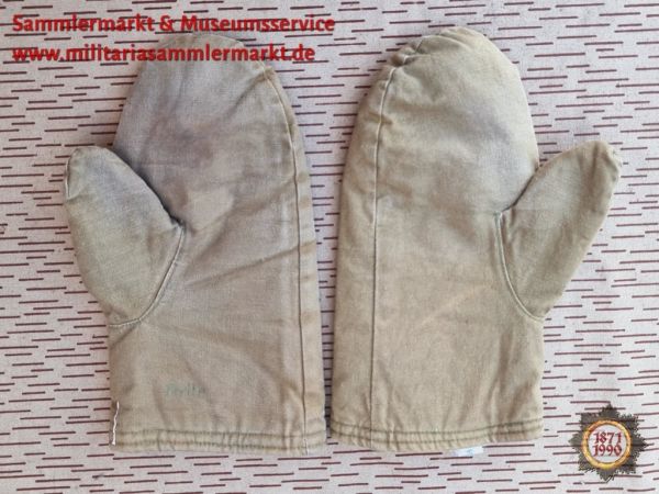 Winterhandschuhe, Fäustlinge, NVA, Grenztruppen der DDR, Handschuhe