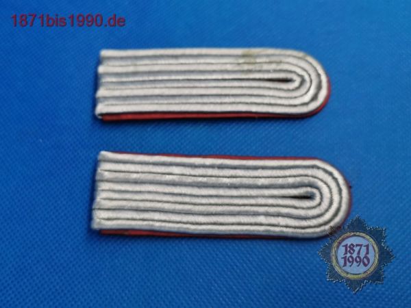 Schulterstücke, NVA, blanko Ultn.-Hptm., Zivilverteidigung, Schulterklappen, Paar