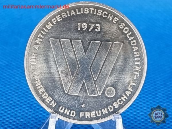 Medaille, Weltfestspiele der Jugend und Studenten, Berlin 1973