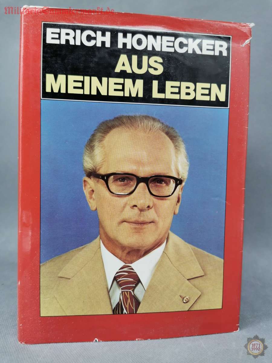 Buch Aus Meinem Leben Erich Honecker Militariasammlermarkt De