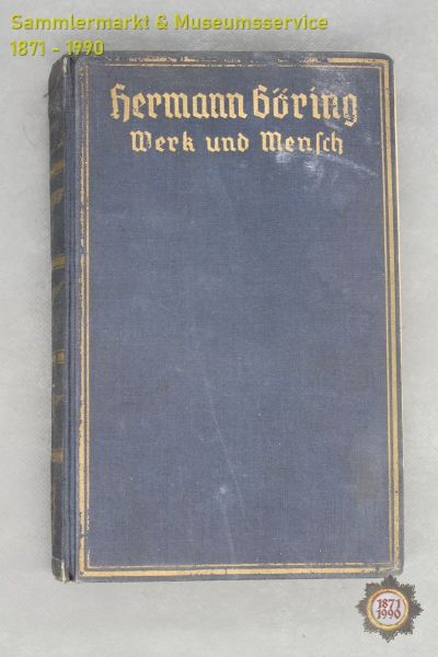 Buch: WERK UND MENSCH, Hermann Göring, 1938