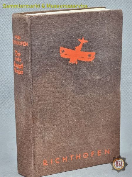 Der rote Kampfflieger, Manfred Freiherr von Richthofen,1937, Buch