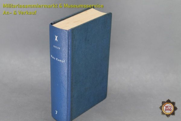 Mein Kampf, Adolf Hitler, Volksbücher Rippberg, 1942, Kriegsausgabe, Büchereiausgabe, Buch