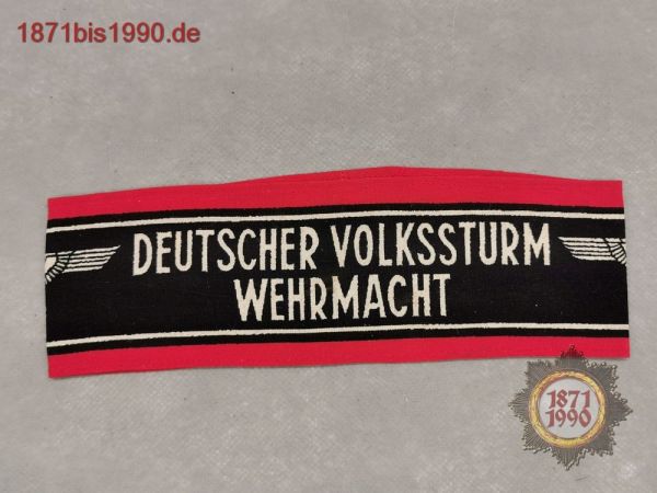 Armbinde DEUTSCHER VOLKSSTURM WEHRMACHT