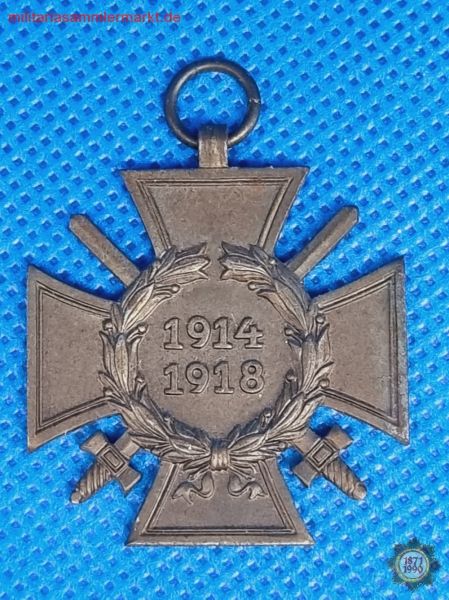 Ehrenkreuz für Frontkämpfer des Weltkrieges 1914/1918, R.V. Pforzheim