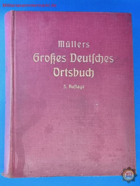 Buch: Müllers Großes Deutsches Ortsbuch, 5. Auflage, 1933