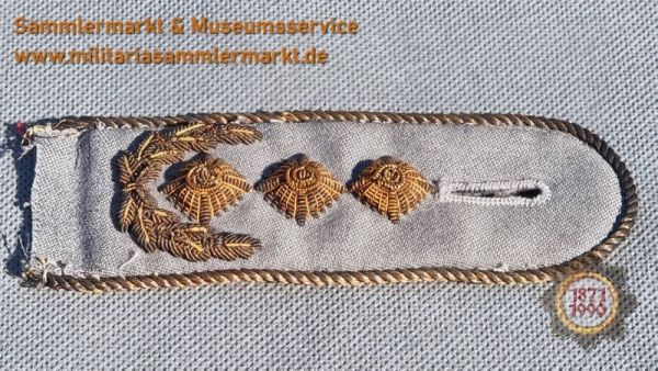 Bundeswehr, Schulterstück, Generalleutnant, frühes Stück, Metallfaden, Selbsteinkleider