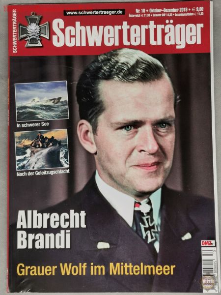 Schwerterträger, Albrecht Brandi, Grauer Wolf im Mittelmeer, Zeitschrift Nr. 10, Okt-Dez 2019