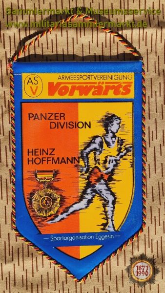 Wimpel, ASV, Armeesportvereinigung Vorwärts, Panzerdivision, Heinz Hoffmann, Eggesin