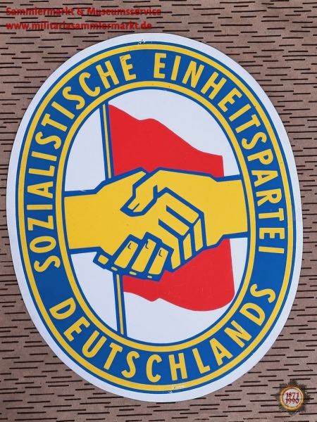 SED, Sozialistische Einheitspartei Deutschlands, Emblem, DDR Herstellung