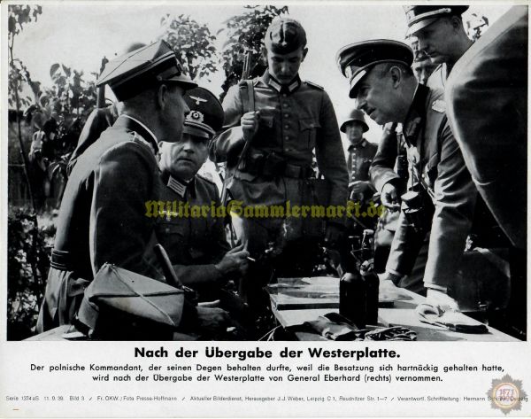 Nach der Übergabe der Westerplatte, Pressefoto, Aktueller Bilderdienst, J.J.Weber