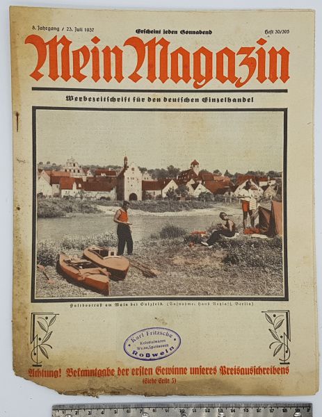 Mein Magazin - 1937 - Werbezeitschrift für den deutschen Einzelhandel