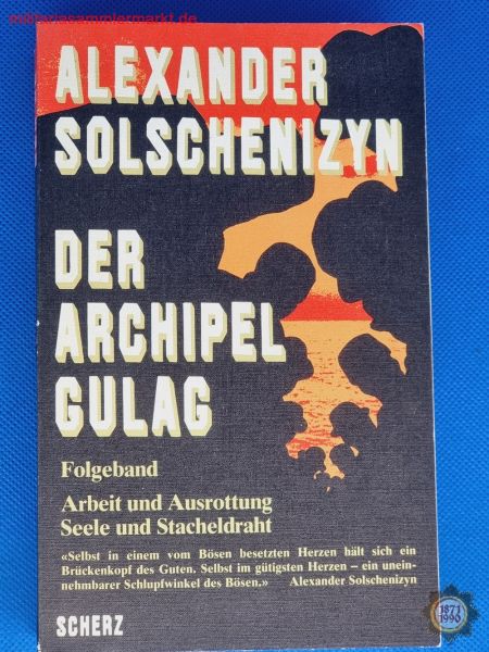 Der Archipel Gulag, Alexander Solschenizyn, BRD Buch 1974