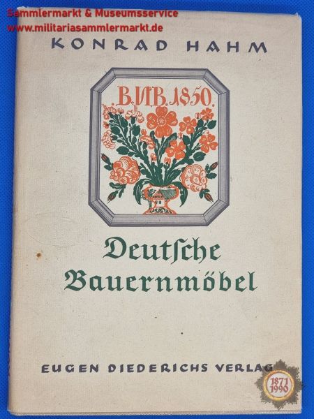 Buch: Deutsche Bauernmöbel, Konrad Hahm, 1939