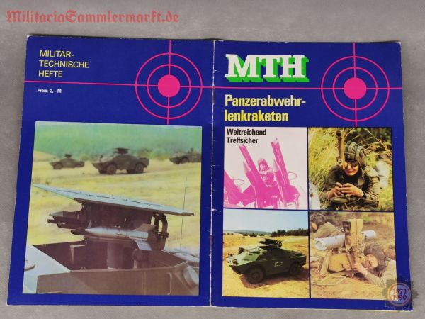 MTH Militärtechnische Hefte, Panzerabwehrlenkraketen, NVA, 1. Auflage 1983