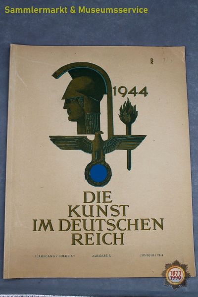 Die Kunst im Deutschen Reich, 1944, 8. Jahrgang, Folge 6/7, Juni/Juli 1944, Prospekt