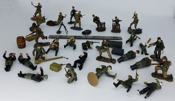 21st Century Toy Soldaten Diorama Konvolut