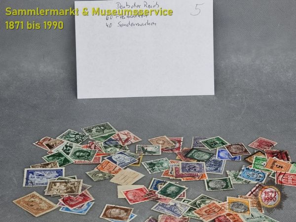 100 Briefmarken Deutsches Reich, 3. Reich, gestempelt, postfrisch- Set 5