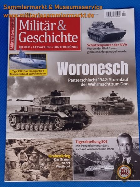 Militär & Geschichte, Woronesch, Panzerschlacht 1942; Nr. 4/2022, Zeitschrift