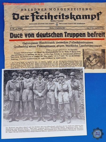 Der Freiheitskampf 1943, Fallschirmtruppen, Hitler, Ritterkreuzträger, Ebel Emael