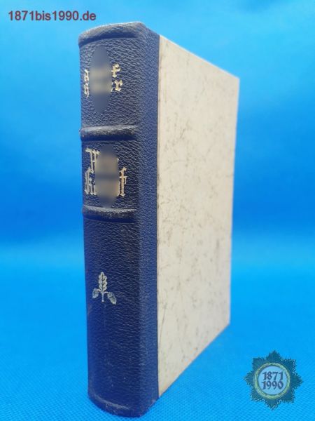 Mein Kampf, Adolf Hitler, Hochzeitsausgabe, Goldschnitt, 252.-253. Auflage, 1937, Buch