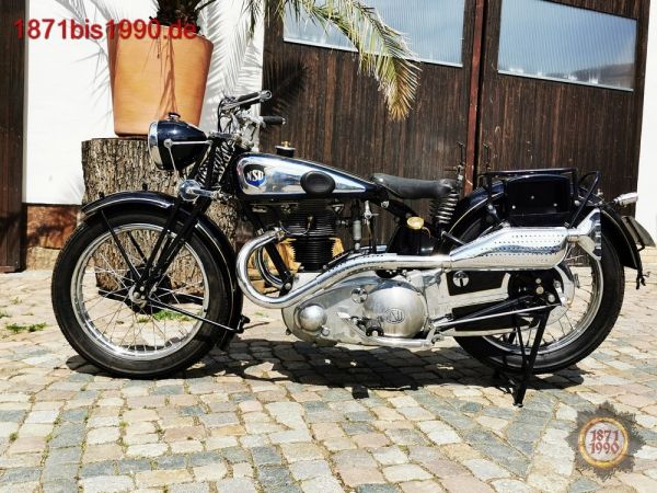 Motorrad, NSU 501 OSL, Baujahr 1938, Oldtimer, Vorkriegsmotorrad