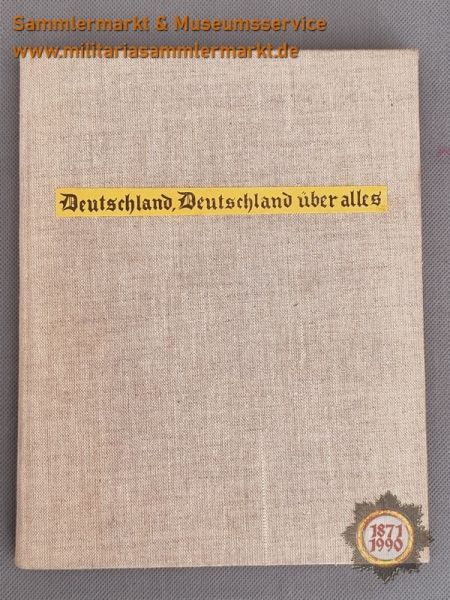 Buch: DEUTSCHLAND; DEUTSCHLAND UEBER ALLES; Kurt Tucholsky, Faksimiledruck 1929