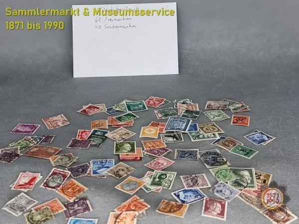 100 Briefmarken Deutsches Reich, 3. Reich, gestempelt, postfrisch - Set 2